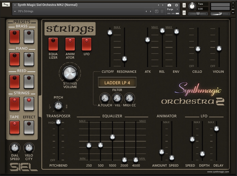 Synth Magic Siel Orchestra 2 for Kontakt 5.8.1 and higher.